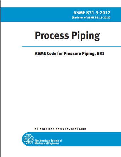 ASME B31.3-2012 工艺管道